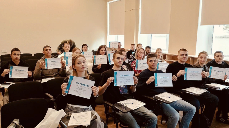 Студенты Юридического института приняли участие в «Избирательном диктанте»